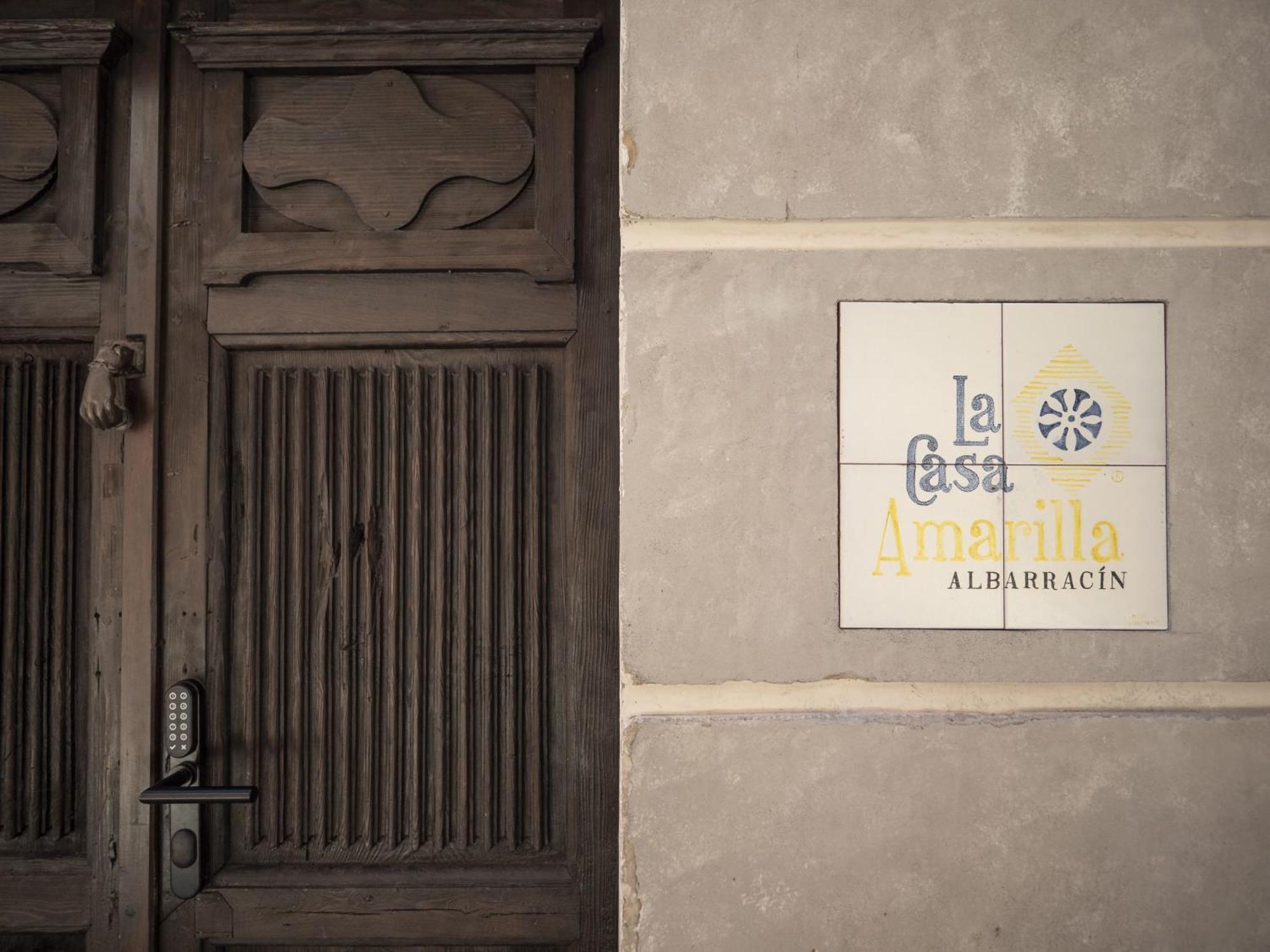 La Casa Amarilla Apartamento Enebro Albarracín Exteriér fotografie